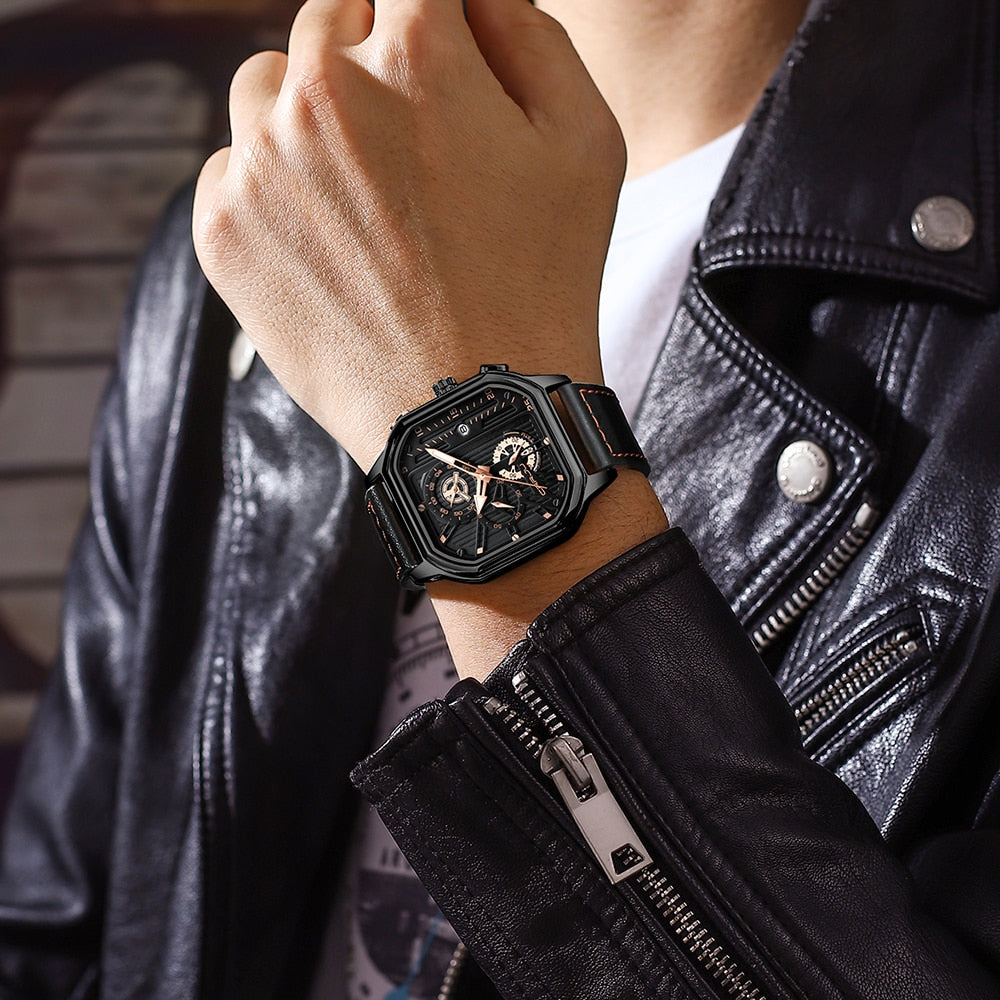 Stylish Wavefront Classic Water Resistant Watch