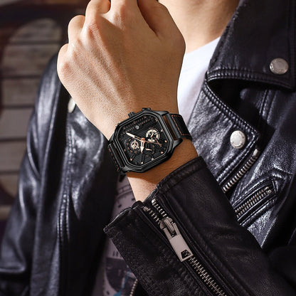 Stylish Wavefront Classic Water Resistant Watch