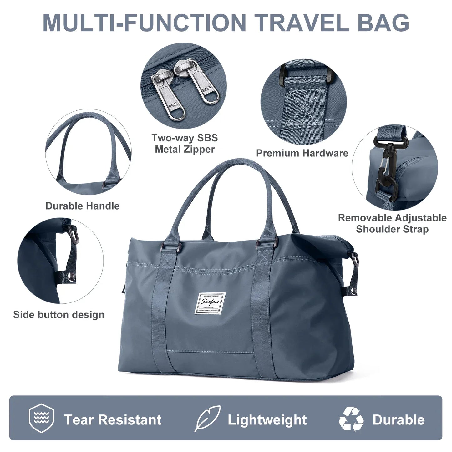 Spacious Carry On Luggage 40x20x25 Flight Approved Bag
