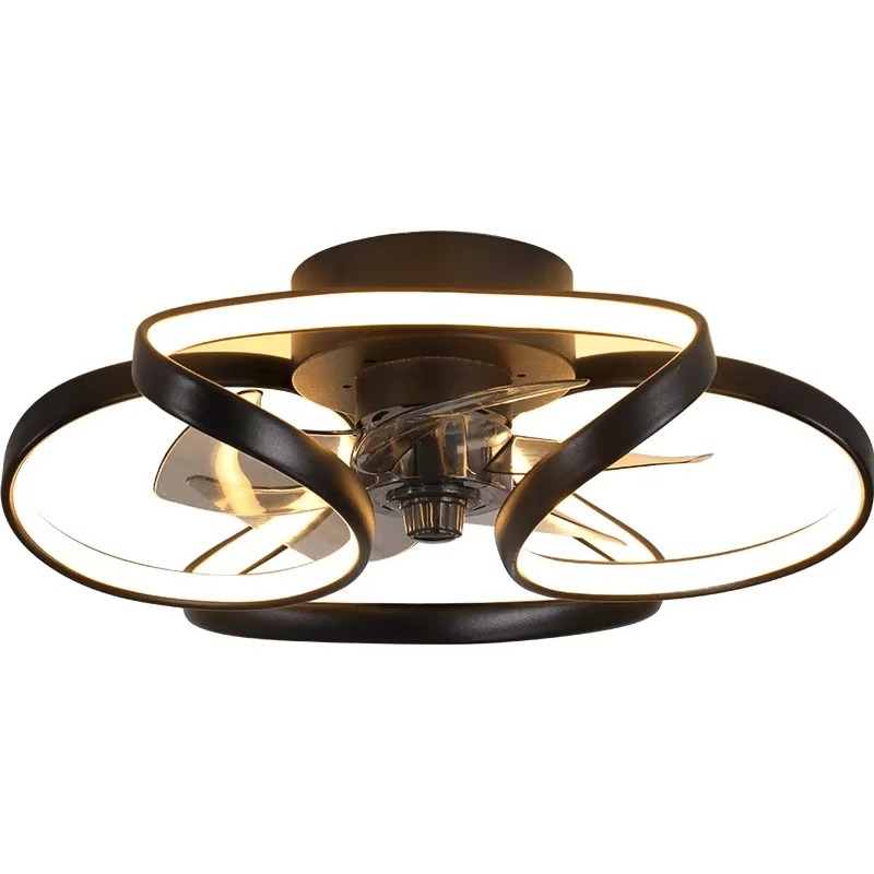 Modern Smart Ceiling Fan Light with Remote Control
