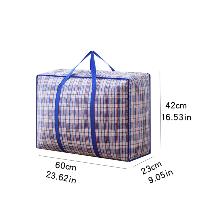 Durable Folding Storage Bag with Zipper and Water Resistance