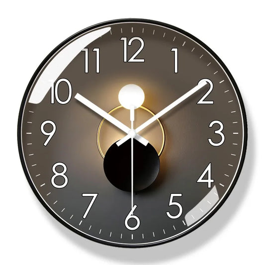 Elegant Round Wall Clock for Home Decoration - Fesara