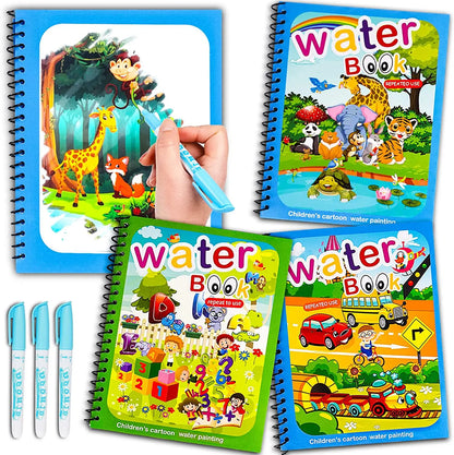 Colorful Kids Water Paint Activity Book