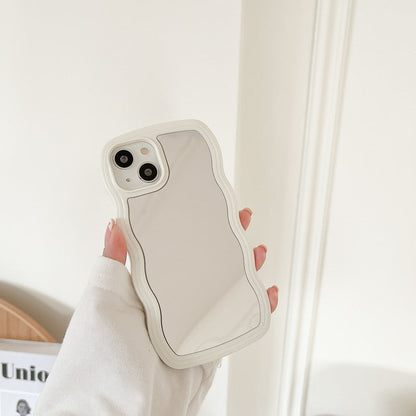 Stylish Wave Design Phone Case Mirror