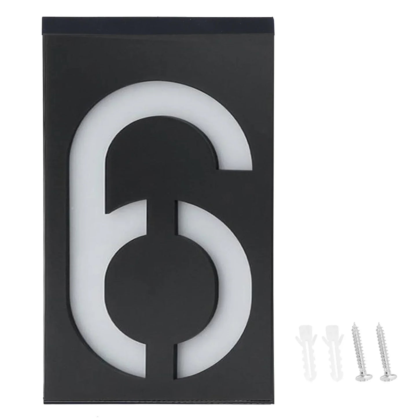 Bright Solar Powered House Number Lamp