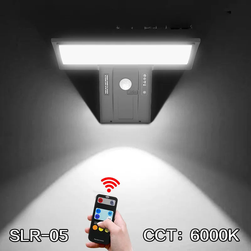 Bright Solar Powered Outdoor Wall Light with Motion Sensor