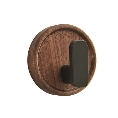 Stylish Wooden Wall Hooks for Hanging Keys & Towels