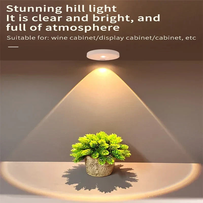 Motion Activated LED Night Light, Dimmable Battery Lamp