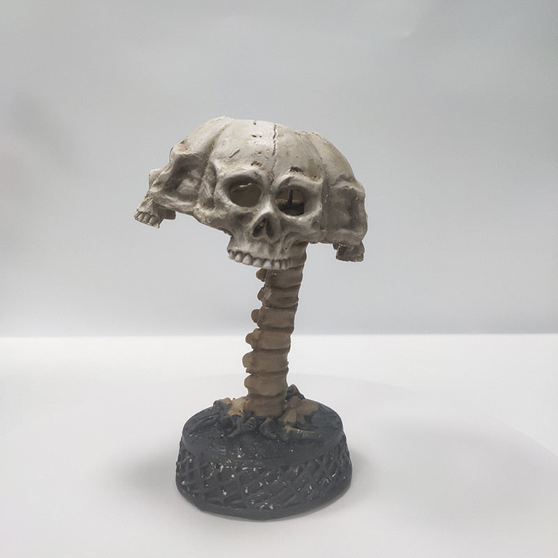 Dark Decorative Skull Desk Lamp
