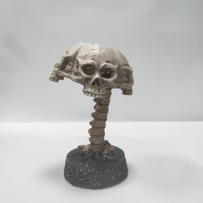 Dark Decorative Skull Desk Lamp