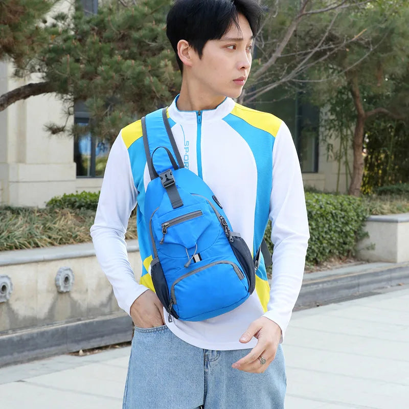 Safe Travel Shoulder Bag with Multiple Pockets
