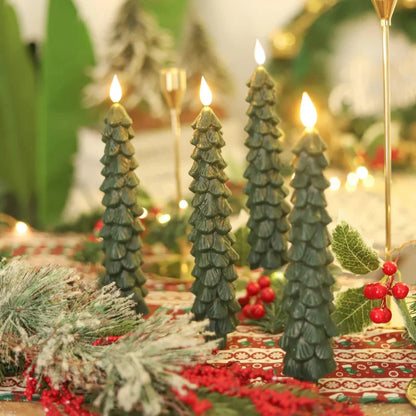 Rustic Forest LED Candle Set