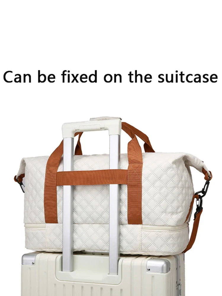 Spacious Sport Duffel Bag with Shoe Pocket