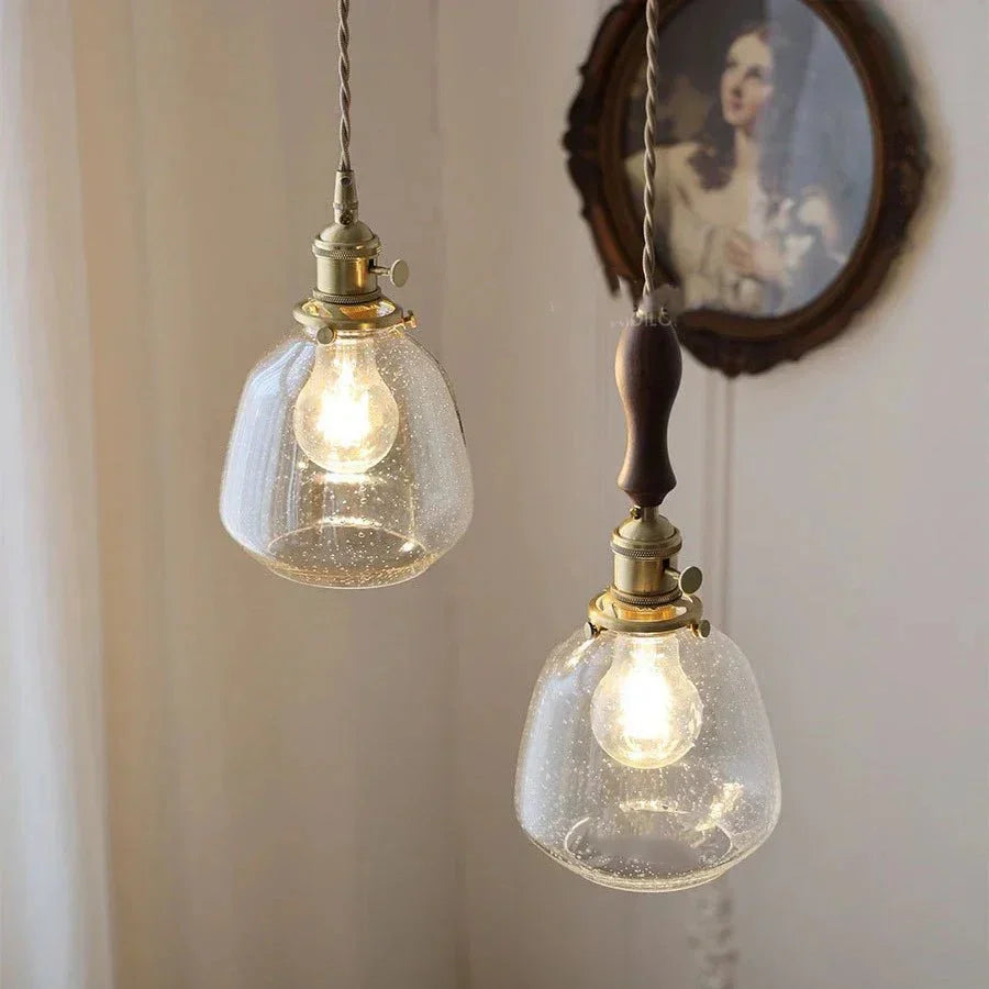 Classic Vintage Glass Table Lamp