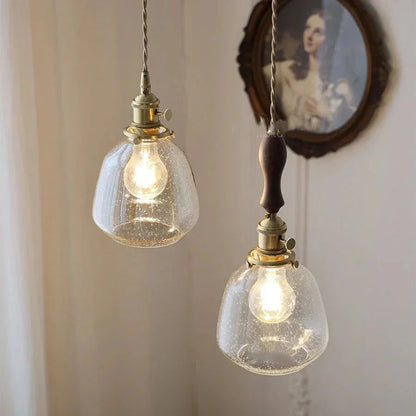 Classic Vintage Glass Table Lamp