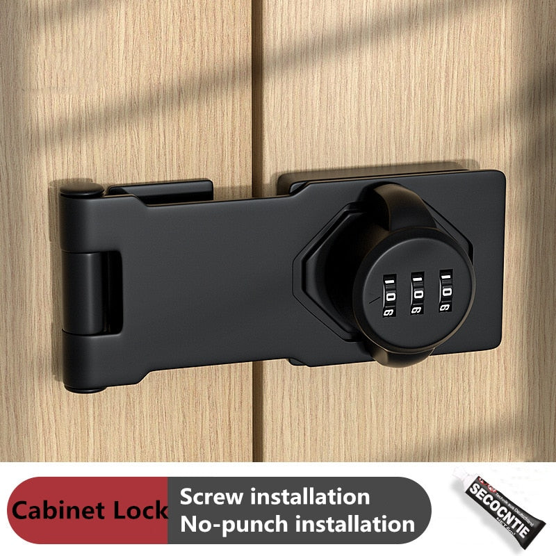 Secure Digital Combination Padlock Set