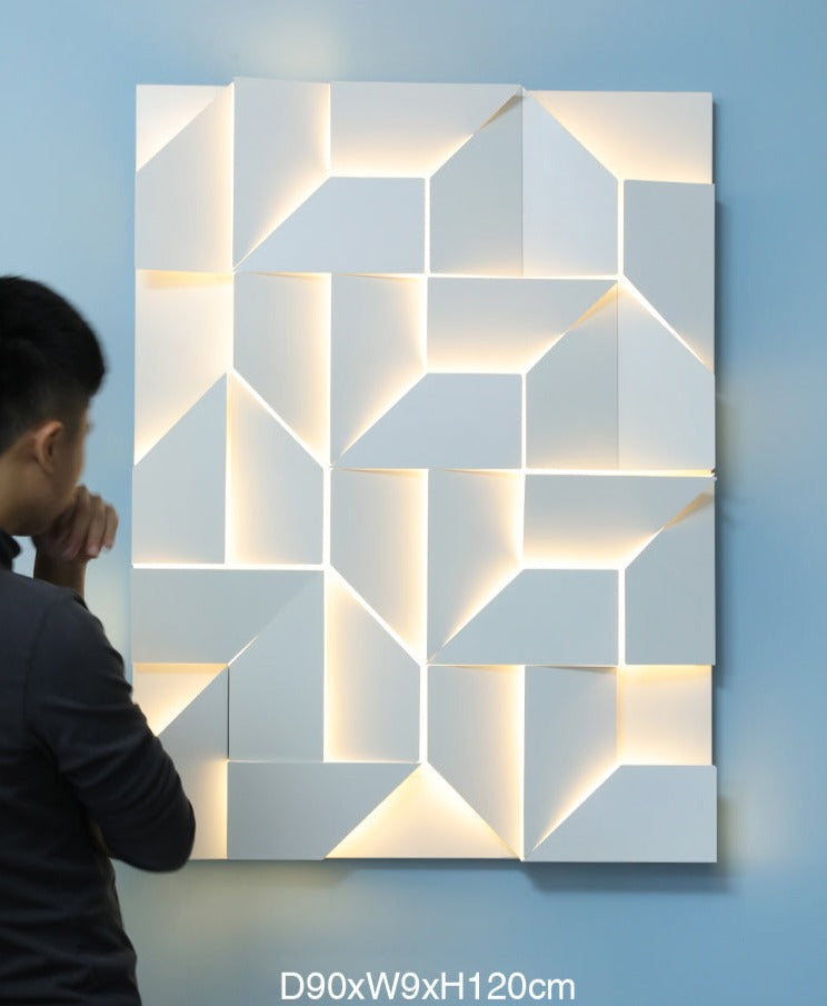 Modern 3D Wall Light with Amazing Visual Effects