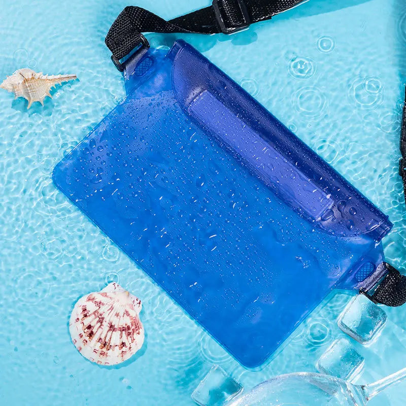 Waterproof Phone Pouch with 3 Layer Seal & Adjustable Belt