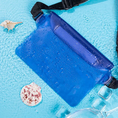 Waterproof Phone Pouch with 3 Layer Seal & Adjustable Belt