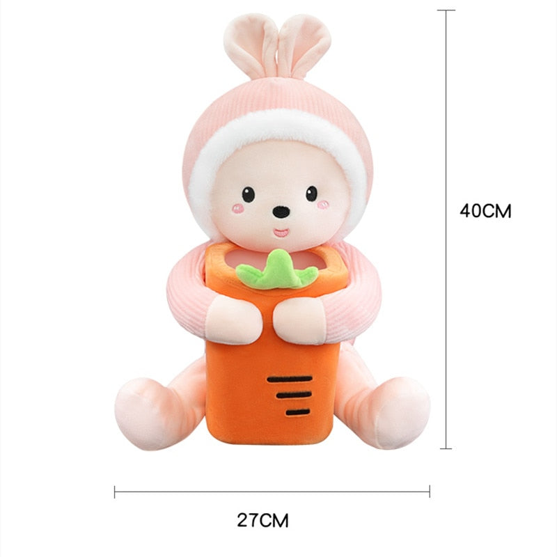 Soft Teddy Bear Armrest Tissue Holder