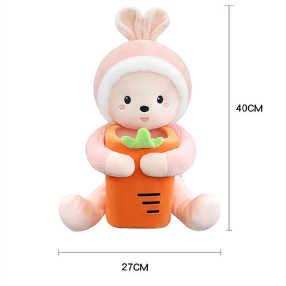 Soft Teddy Bear Armrest Tissue Holder