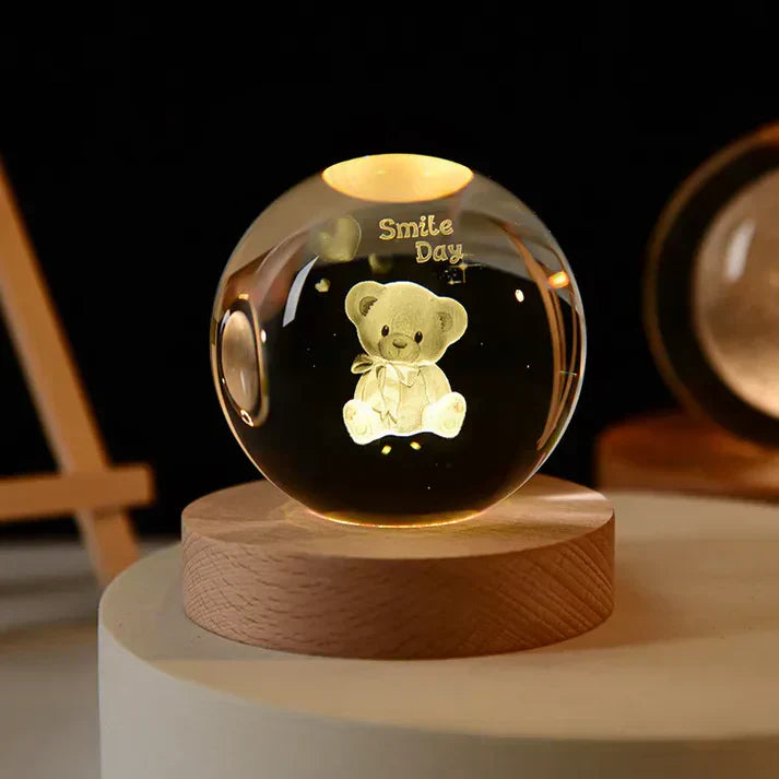Beautiful Crystal Night Lamp Gift