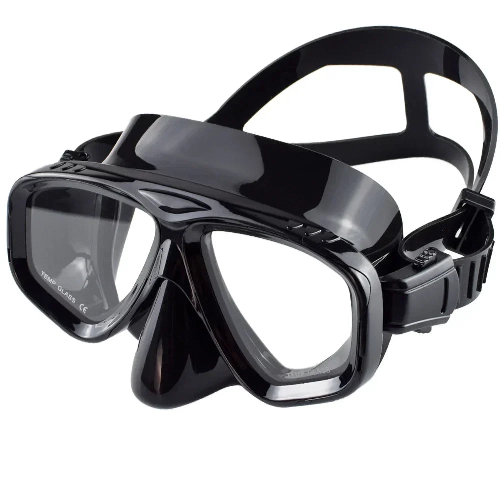 Premium Dive Mask Snorkel Set with Wide View Lens