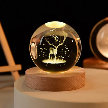 Beautiful Crystal Night Lamp Gift