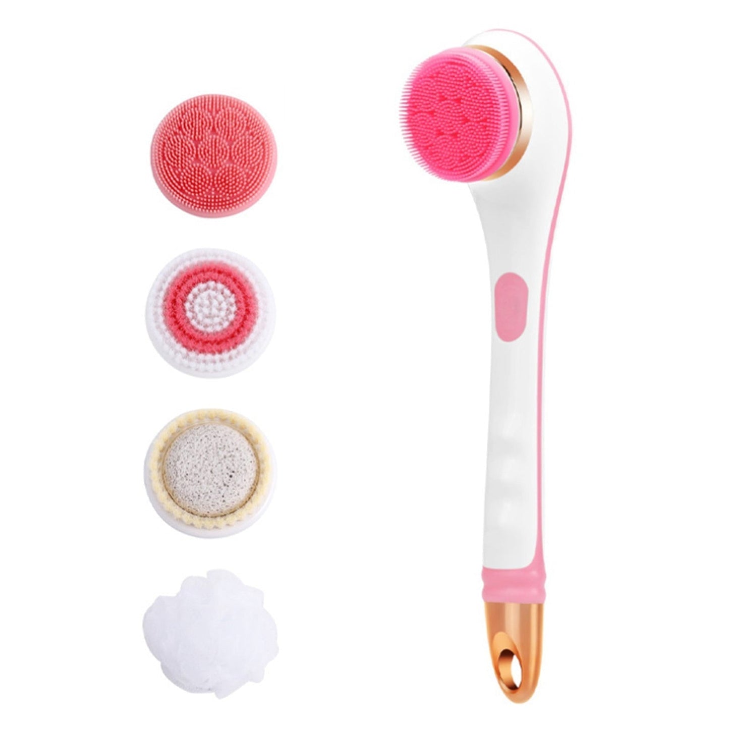 Exfoliating Shower Brush with Rotate Massage Head - Fesara