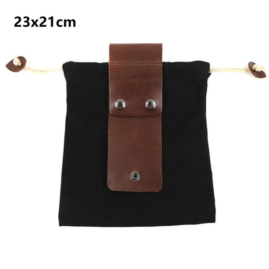 Durable Leather Outdoor Backpack - Fesara