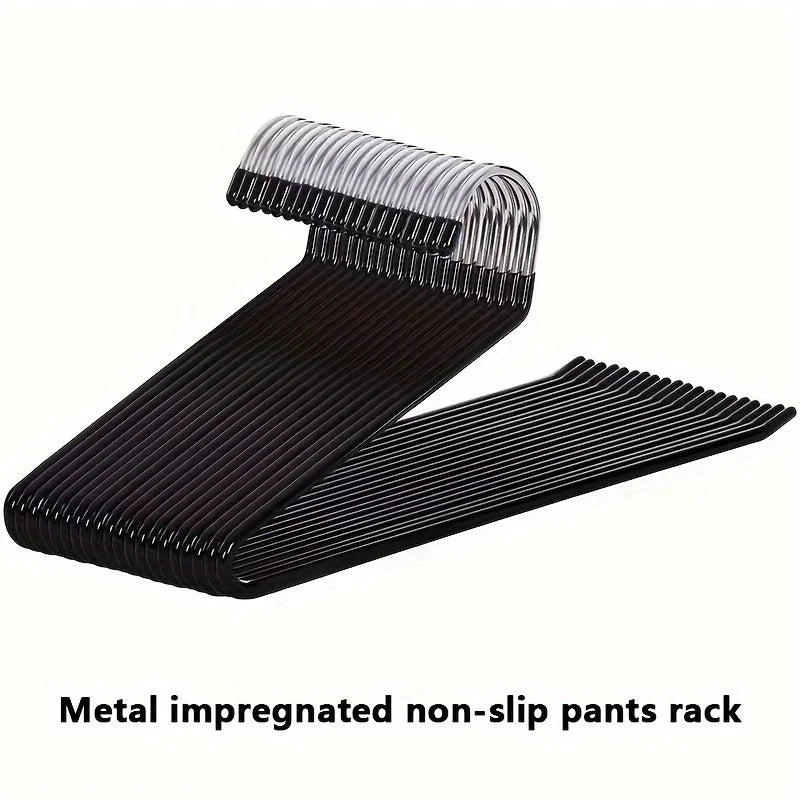 Strong Metal Closet Pants Hangers Space Saver