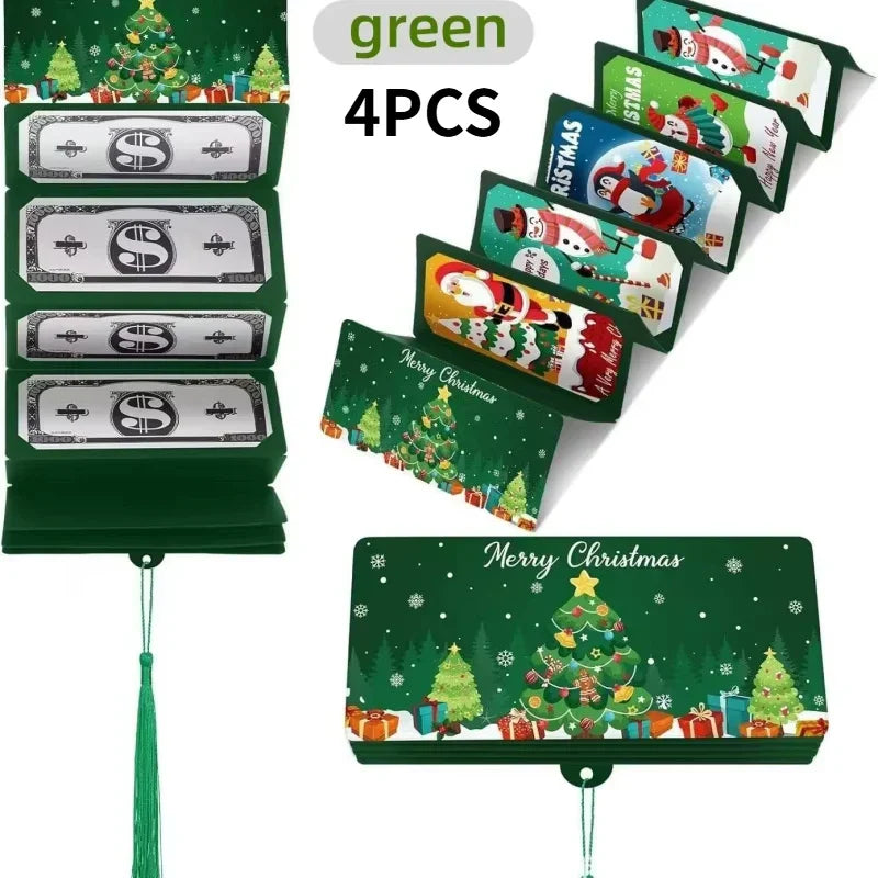 Holiday Cash Gift Card Holder Envelope