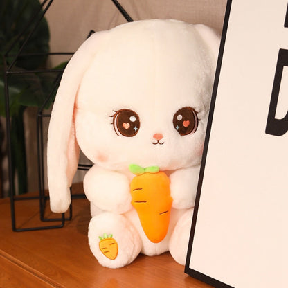 Soft Cuddly Bunny Long Ear Cushion Pillow - Fesara