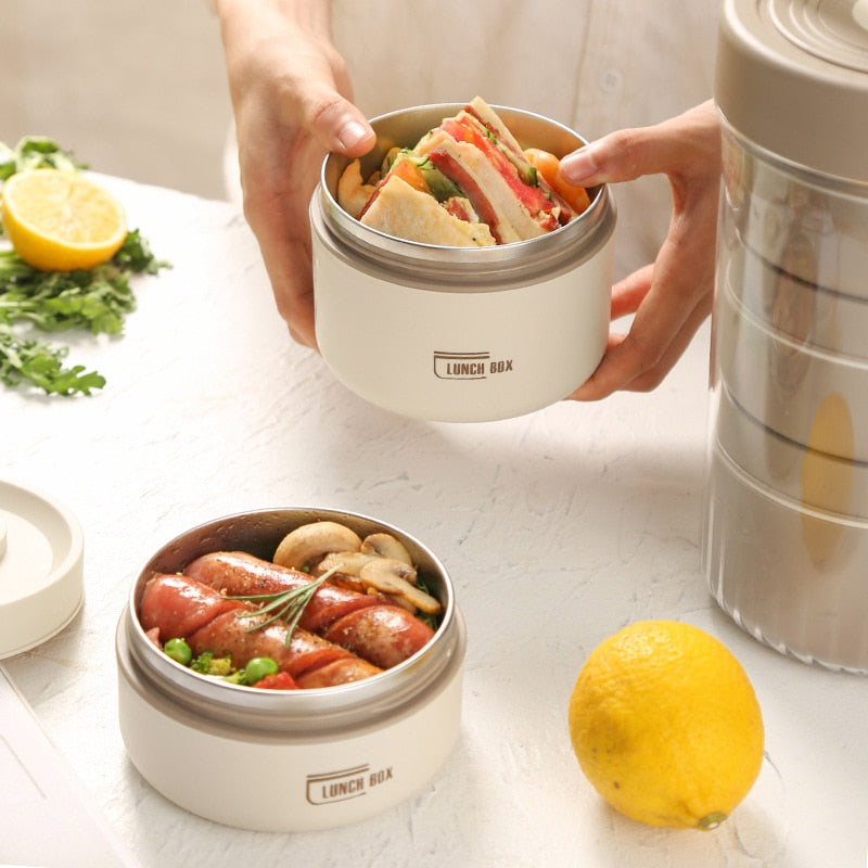 Insulated Spill-Proof Stackable Food Container Box