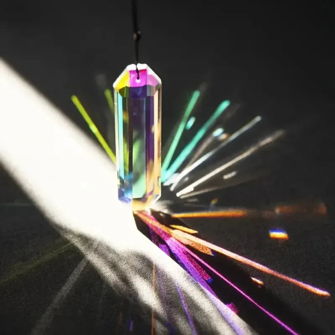 Colorful Crystal Sun Catcher Pendant Set - Fesara