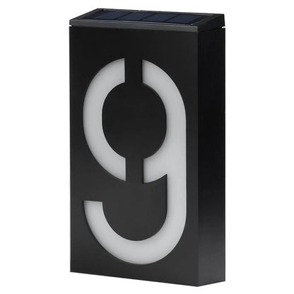 Bright Solar Powered House Number Lamp - Fesara