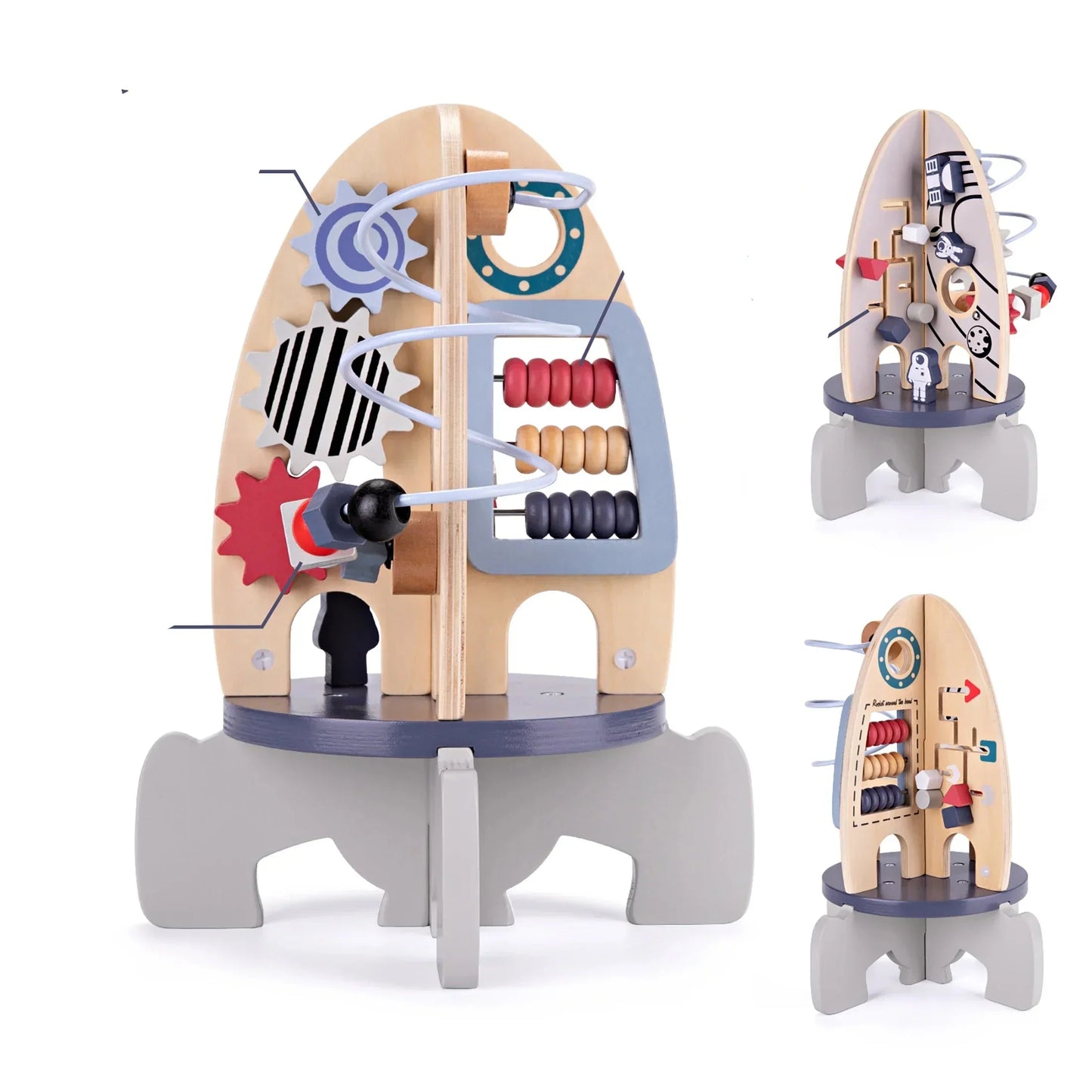 Educational Wooden Toy Cube for Kids