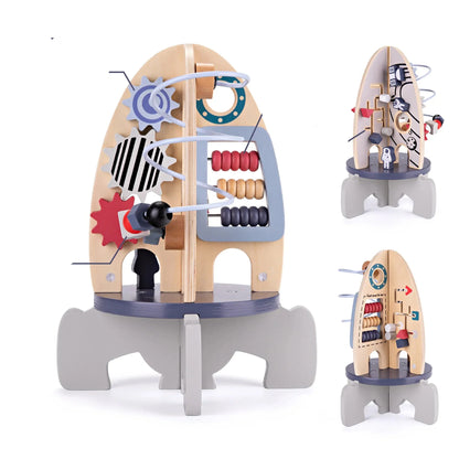 Educational Wooden Toy Cube for Kids