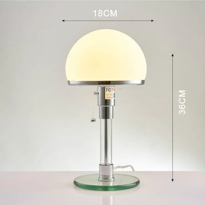 Sleek Simple Glass LED Desk Lamp for Home