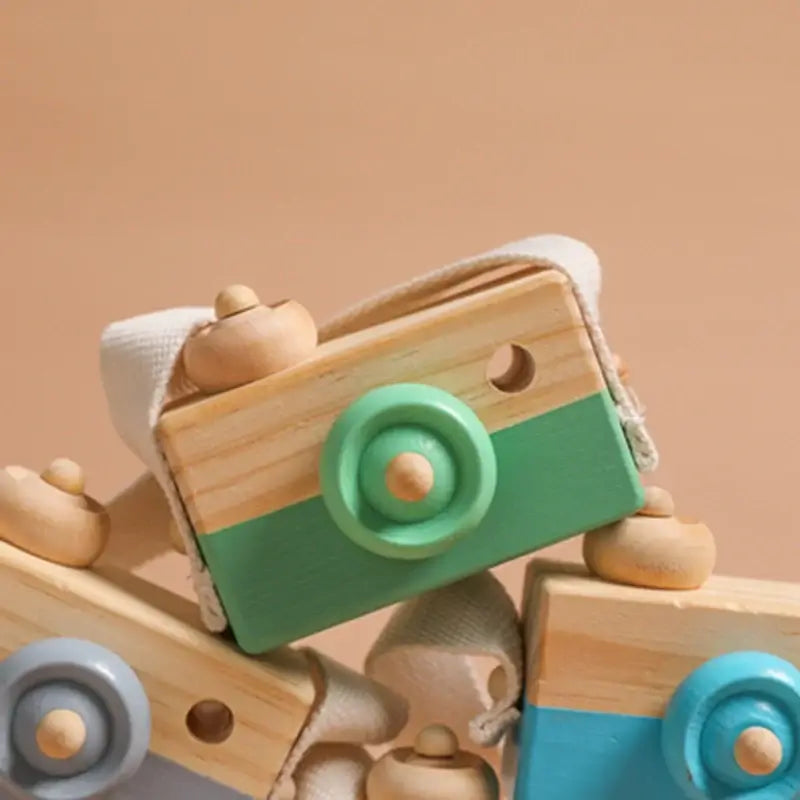 Fun Wooden Kids Camera Toy