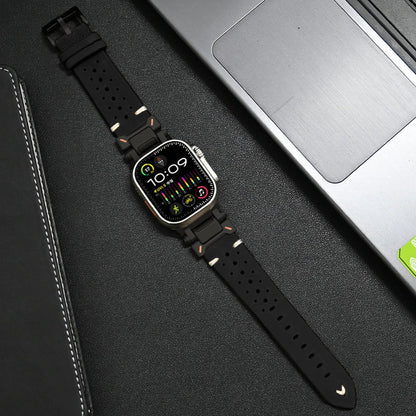 Premium Leather Apple Watch Strap - Classic & Durable Band