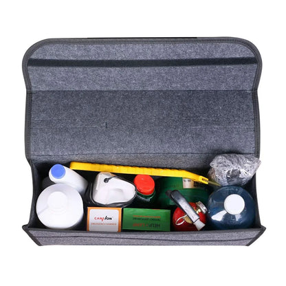Practical Felt Storage Bag with Handle and Adhesive Strip