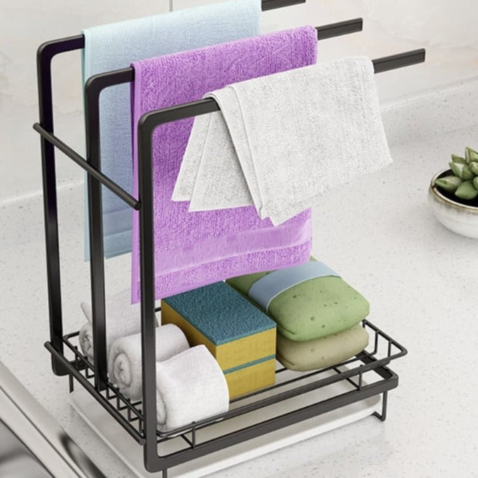 Space Saving Kitchen Sink Storage Rack