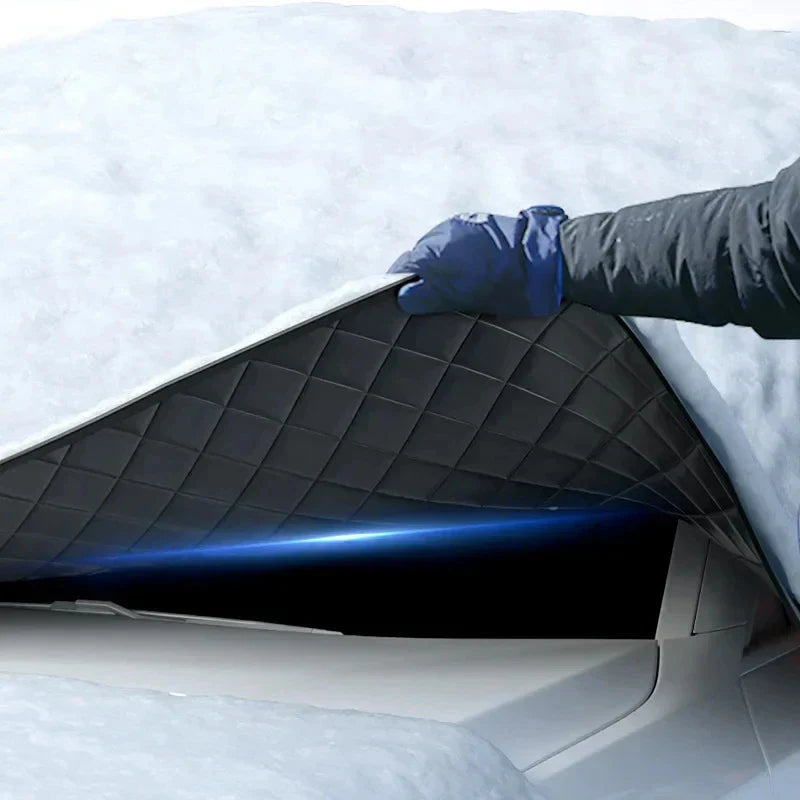 Premium Car Windshield Snow Cover & Sun Shade Protector
