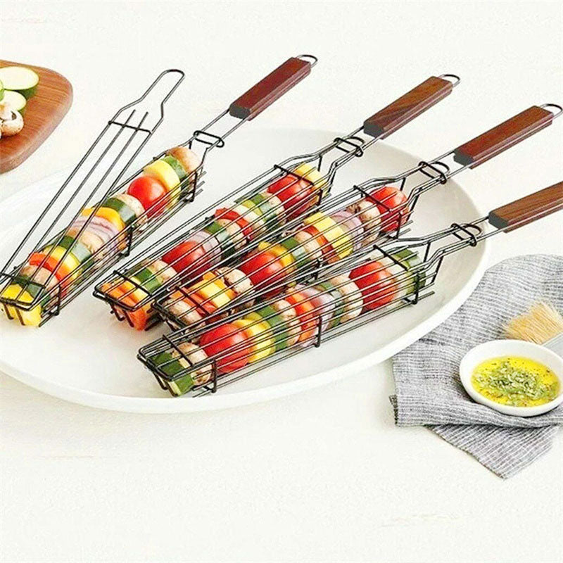 Quick Kebab Stainless Steel BBQ Skewer Maker