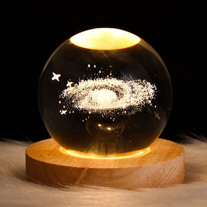 Sparkling Glass Orb Decorative Lamp