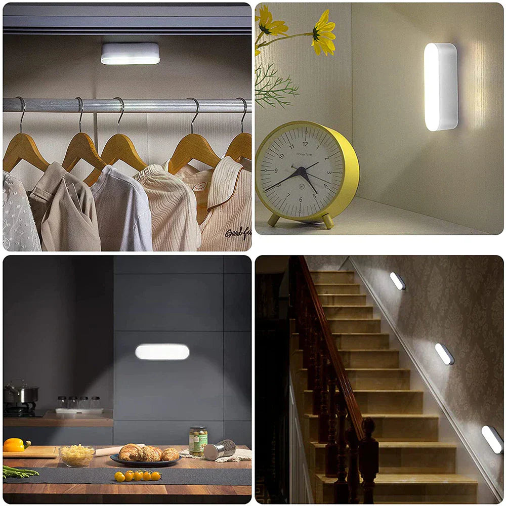 Motion Activated Battery LED Wall Lamp