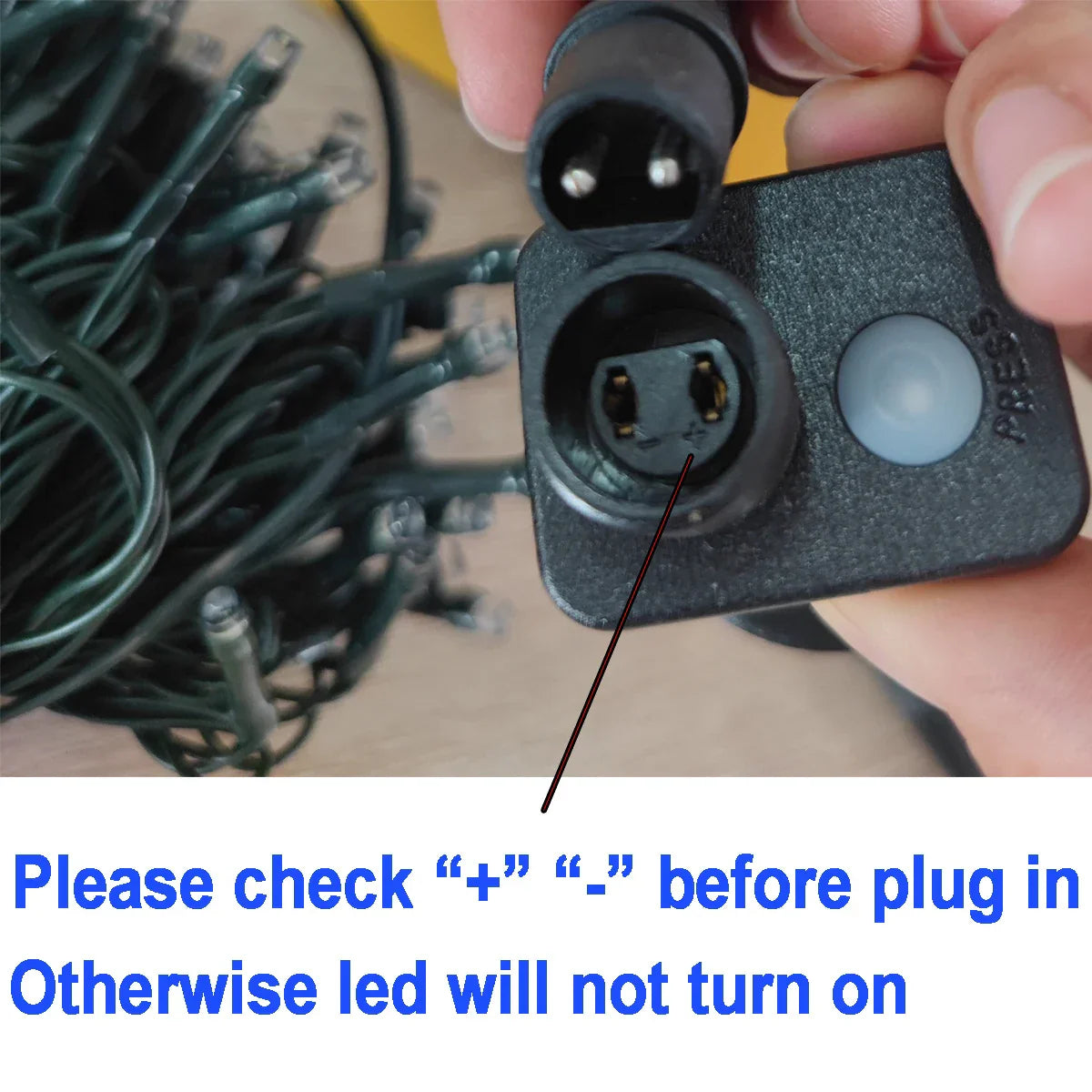 Colorful Outdoor LED String Lights Waterproof 8 Modes