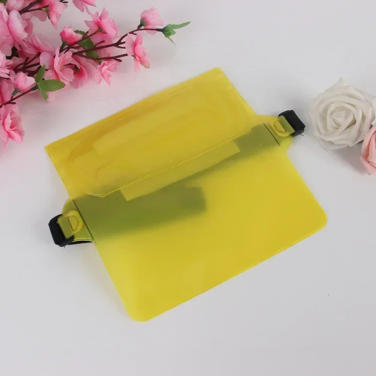 Waterproof Phone Pouch with 3 Layer Seal & Adjustable Belt