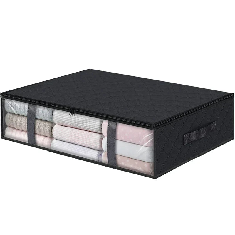 Spacious Under Bed Storage Bag with Clear Window
